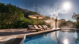 Poolside Mistree Landscaping