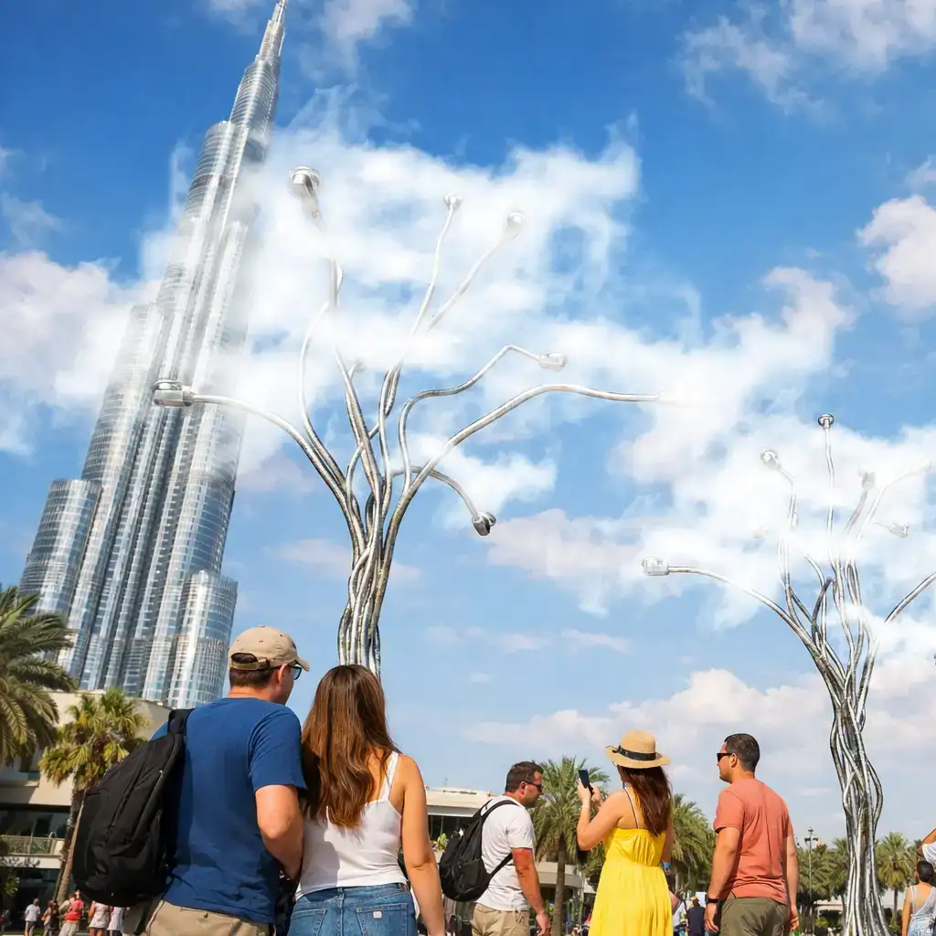 Burj Khalifa Fog Cooling