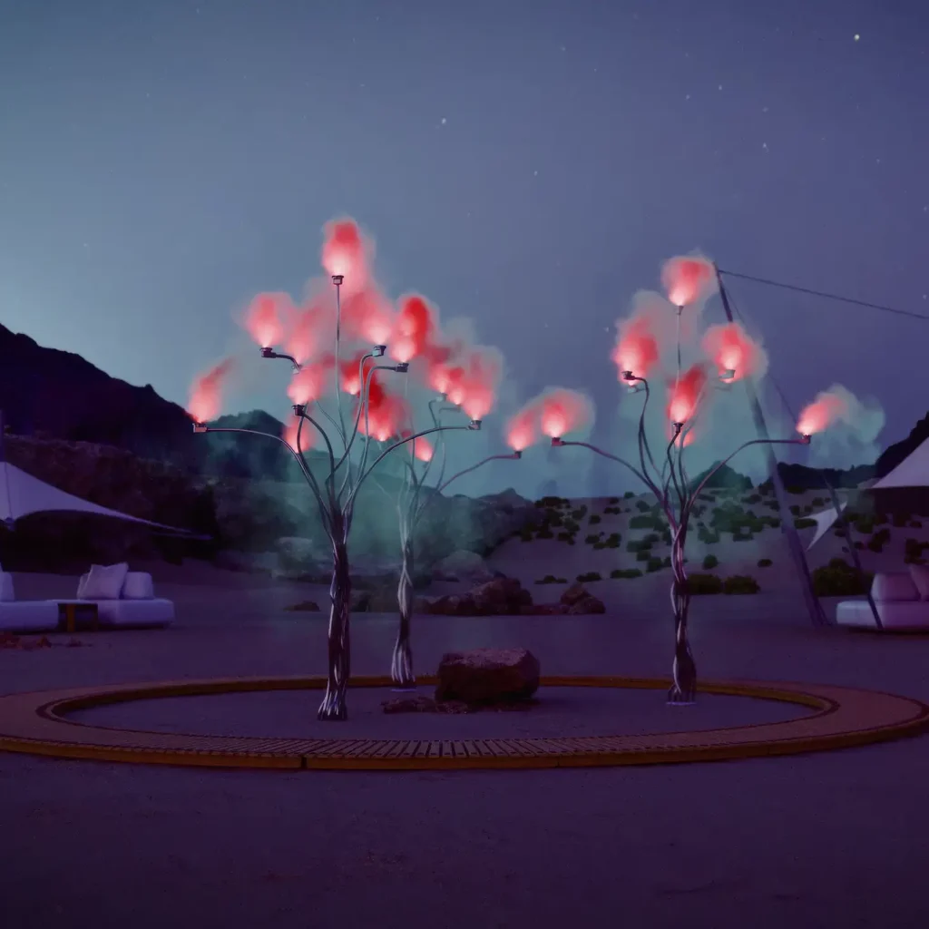 Mistree Cooling Light Show